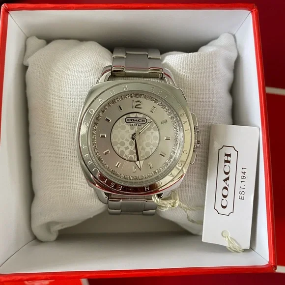 Coach metal watch w/ tags and box Coach | Accessories | Coach Mens Stainless Steel Baxter  main image 4